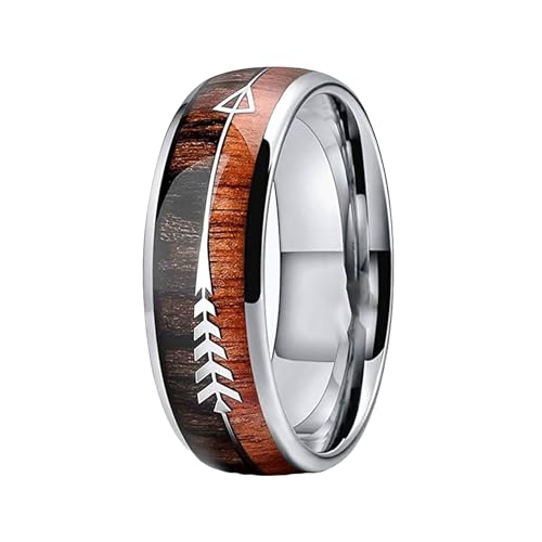 Bague de mariage tungstène homme argent anneau éternel taille 61.5