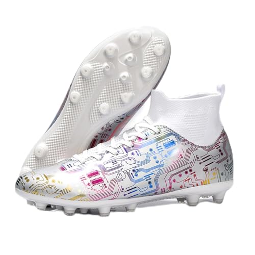 Unisex-Adult Soccer Shoes for Outdoor Mens Training Turf Football Cleats Womens Lightweight Indoor Sneaker