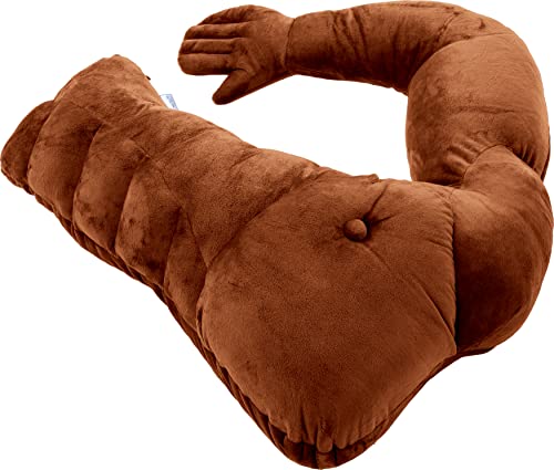 Boyfriend Pillow BFPB-MUS-BRWMA Muscle Man Pillow – Cute And Fun Hunky Husband Cuddle Companion thumb #1