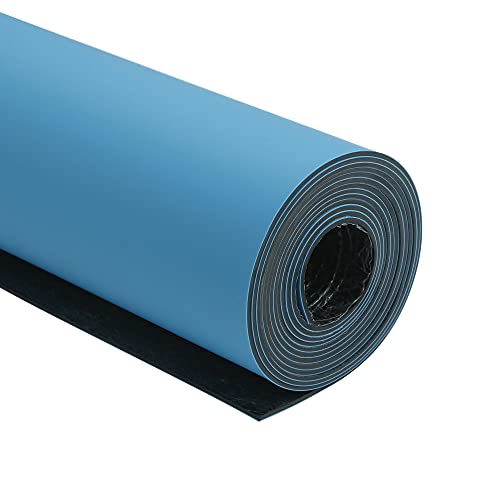 Image of MWRF High Temperature Rubber ESD Soldering Mat Roll, 2.5 Feet Wide x 10 Feet Long x 0.06 Inches Thick, Gray, RoHS and REACH Compliant (2.5 FT x 10 FT, Blue)