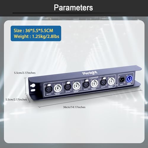 Splitter DMX Pknight anti interférence avec 4 sorties CA isolées - 6