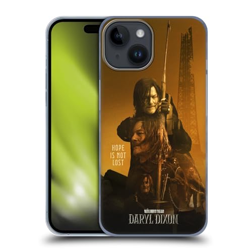 Coque arrière iPhone 15 Daryl Dixon protection contre les rayures