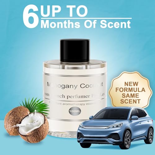 Image of Amor Lyris CO01 100ml Large Car Air Freshener Refill, Long Lasting Scent | Natural Plant Extracts, Alcohol-Free, Safe for Kids & Pregnant. 16 Car Scents, Fits CO01 Smart Diffuser, Lasts 4-8 Months