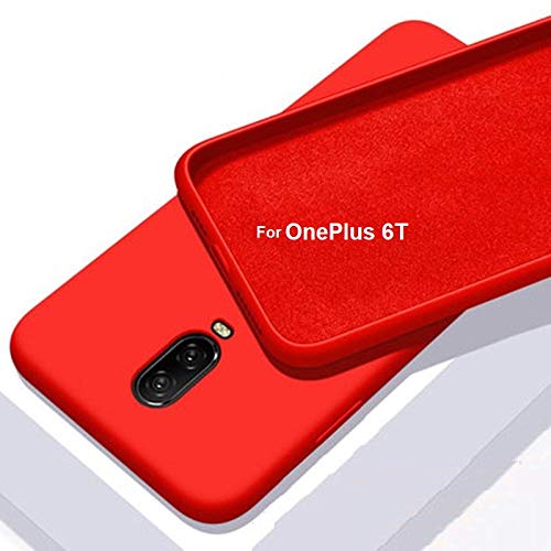 REALCASE OnePlus 6T Back Cover, Liquid Silicone Back Case Designed for Oneplus 6T (S-Red) (B084YWPGK8) Amazon Price History, Amazon Price Tracker