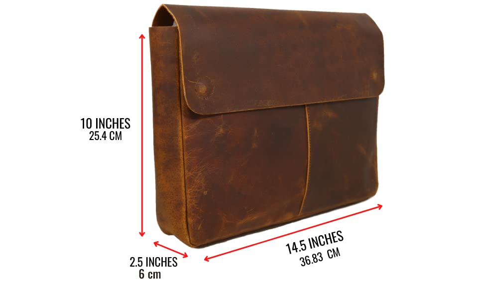Funda de cuero para laptop hasta 15.6 pulgadas miniatura 5