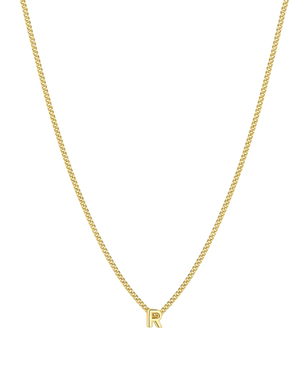 Gorjana Wilder Mini Alphabet Necklace R