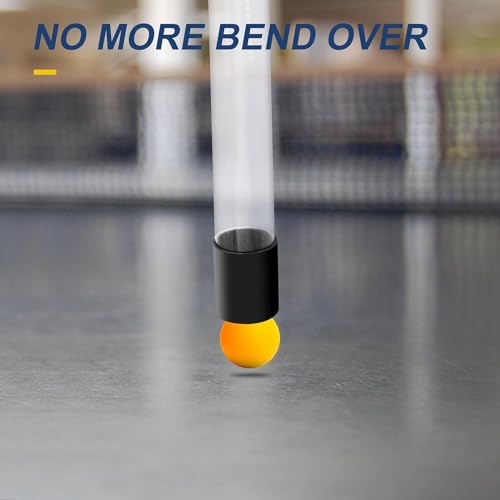 TGA Sports Ping Pong Ball Catcher Table Tennis Ball Picker Upper Tube, 31.5 Inch/80CM - Thumbnail 4