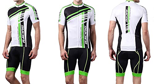 image for sponeed Men's Cycle Shorts Bib Tights Bicycle Biking Padded Short Bibs