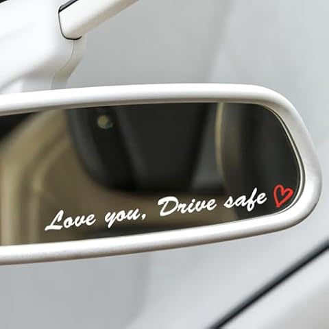 LJVOGUES Rearview Mirror Decals Cover