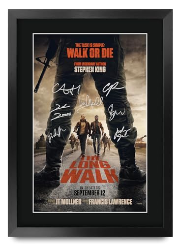 Affiche The Long Walk 2025 encadrée pour créer un espace home cinéma