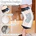 KEEFITT Knee Cast Cover for Shower, Waterproof Bandage and Cast Protector for Knee Replacement Surgery, Wound, Burns Watertight Protection Reusable,