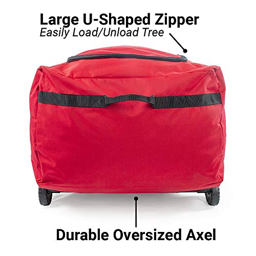 Santa'S Bags SB-10237 [Rolling Duffle Bag Tree Storage Bag] - Big Wheeled 9 Foot Christmas Tree Storage Bag thumb #4