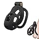 BDSMYOU 9.0 Cobra Peniskäfig Keuschheitskäfig Herren,Verbessert Mattierte Chastity Cage Male,mit 4 Arc Cockring & Unsichtbar Schloss,Keuschheitsgürtel für Herren,Sex Spielzeug für die Männer (M)