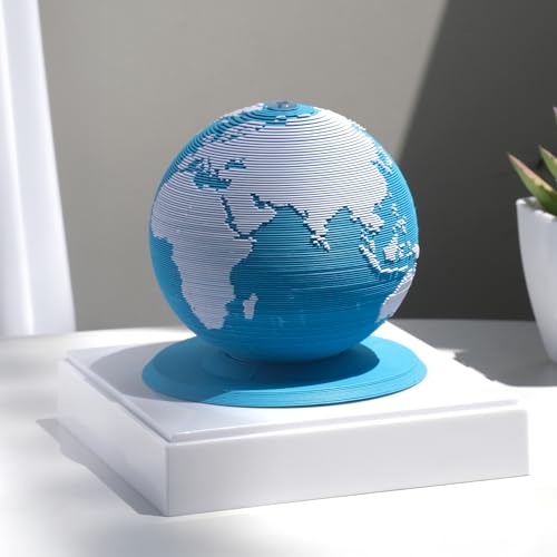 Calendrier bureau 2026 Terre 3D bloc-notes 365 jours