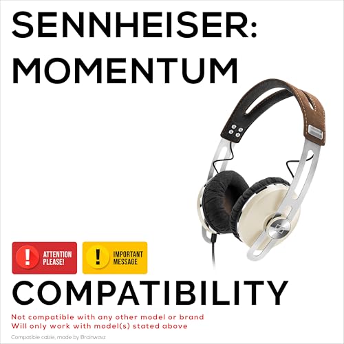 Cable de audio balanceado BRAINWAVZ 1.5 m para Sennheiser miniatura 2