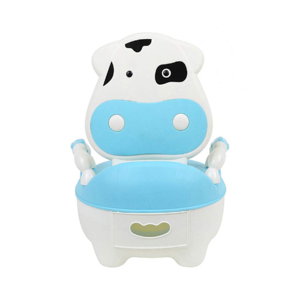 Topfchen Sitz Fir Kinder, Töpfchen Stuhl Sitz Für Jungen Und Mädchen Tier Töpfchen Kuh Blau,Blue