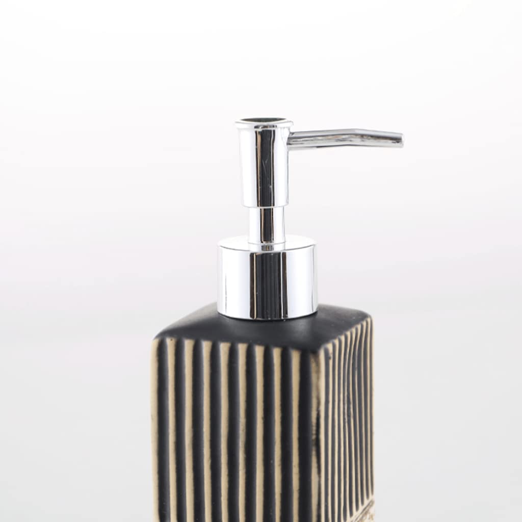 Keramik Seifenspender Kreativer Lotionspender mit Pumpe Duschspender Waschmittel Shampoo Duschgel Ätherisches Pumpflasche