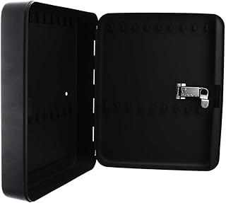 MAGICLULU Key Management Cabinet 28 Box Key Box Key Lockbox for Outside Car Lock Box Wall Mounted Key Box Holder Locking Key Digital s for Home Lockable Key Storage