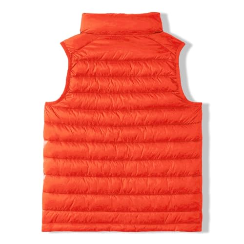 Kids Full Zip up Puffer Vest Quilted Sleeveless High Neck down Jackets Toddler Boys Girls Warm Lightweight Outwear3