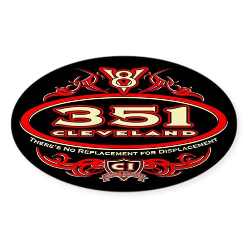 CafePress 351 Cleveland Oval Car Bumper Sticker