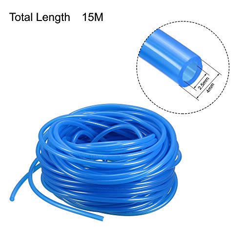 Sourcing map Pneumatico Aria Tubazione, 4mm DE x