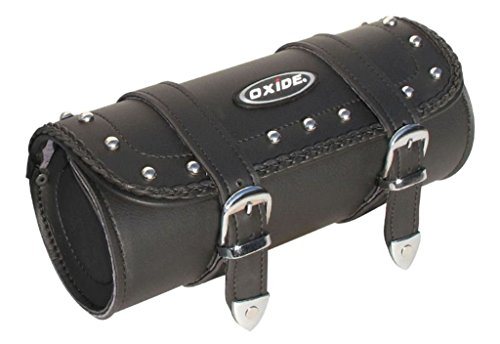 Oxide Bolso con Forma Cilíndrica para Motocicleta de Cuero Para Guardar Herramientas, Bolso de Viaje