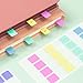 VANRA 960pcs Sticky Index Tabs Bulk Sticky Note Tabs File Tabs Self Adhesive Page Flags Sticker Colored Writable Labels for Bookmarks Page Markers for Books, Planner, Reading (1/2 inch)