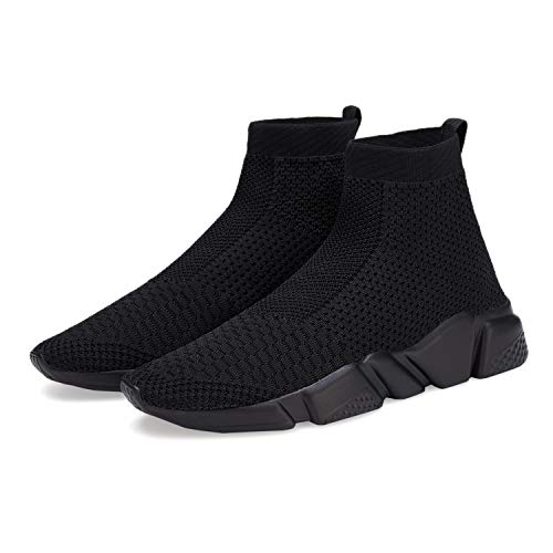 Image of Casbeam Men's Running Knit Comfortable Lightweight Breathable Casual Sports Shoes Fashion Sneakers Slip-On Walking Shoes