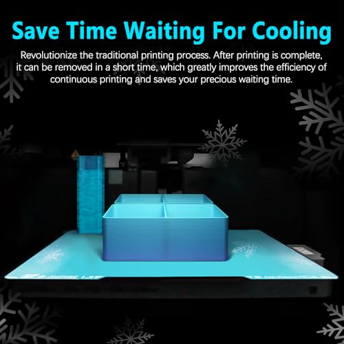 2.0 Upgraded OMG Cool Plate for Bambu Lab H2D/H2S Combo, 355x346mm Thicker Magnetic Bamboo Build Plate with Supertack Smooth Surface, Easy Release 3D Printer Hotbed for PLA PETG Printing by SAHVAIM - Image 4
