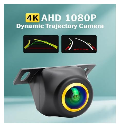 Caméra de recul AHD 1080P avec trajectoire dynamique pour autoradio Android