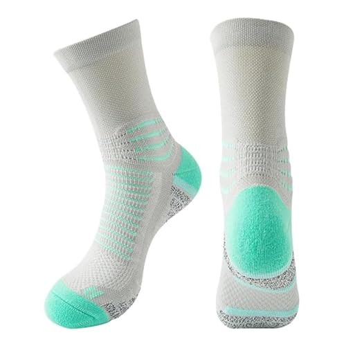 Image of Crew Socks for Women & Men, Cyan