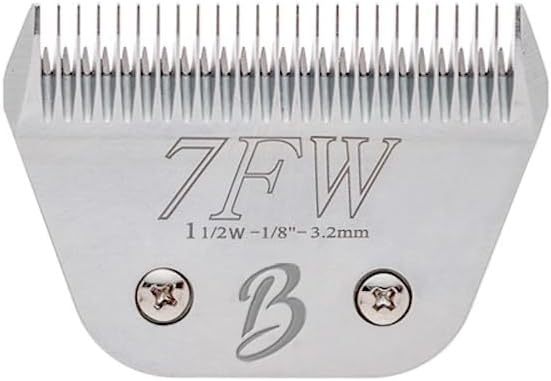 Lâmina de Reposição 7FW para Máquina de Tosa de Cães, Aço Carbono Japonês, Corte de 3,2 mm Bucchelli B7FW