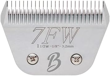 Detachable A Series Wide 7fw Blades for Dog Grooming Full Tooth Cuts Length 1/8" - 3.2mm Japanese Carbon Steel 7fw Dog Grooming Blade Supplies| 7fw Dog Clipper Compatible A5 SeriesB7FW