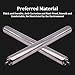 WIGING 1 Piece Conveyor Roller, Stainless Steel Gravity Transmission Replacement Part Galvanized End for Conveyor Systems Industrial Applications(2.5x64cm)