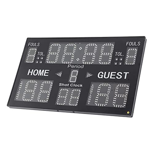 Marcador electrónico digital para baloncesto con control remoto miniatura 5