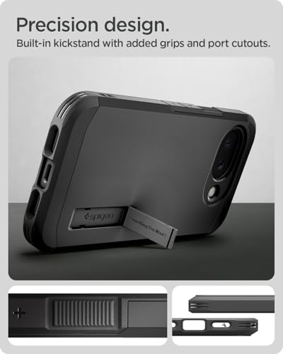 Image of Spigen for Google Pixel 10a (2026) Case, Tough Armor MagFit, Pixelsnap Ready (TPU+Poly Carbonate) - Black