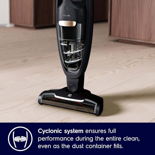 Image of Electrolux Cordless Vacuum Cleaner for Home, Easy-to-use, Ergonomic and Effective 2-in-1 Cordless Stick Vacuum Cleaner, WQ61-1EGG
