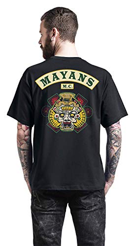 Sons of Anarchy Mayans - Back Patch T-Shirt Nero M...