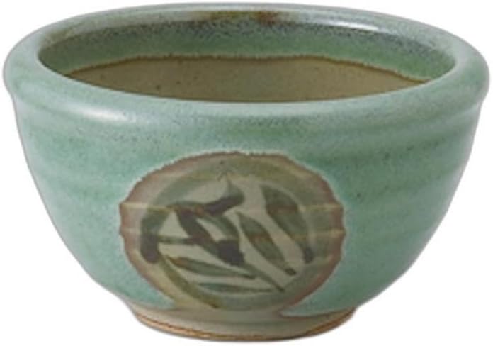Aomasuko Three Crest Tamabuchi 4.0 Small Bowl [4.9 x 4.9 x 2.4 inches (12.5 x 12.5 x 6.2 cm) | Small Bowl Pottery Setomonohonpo