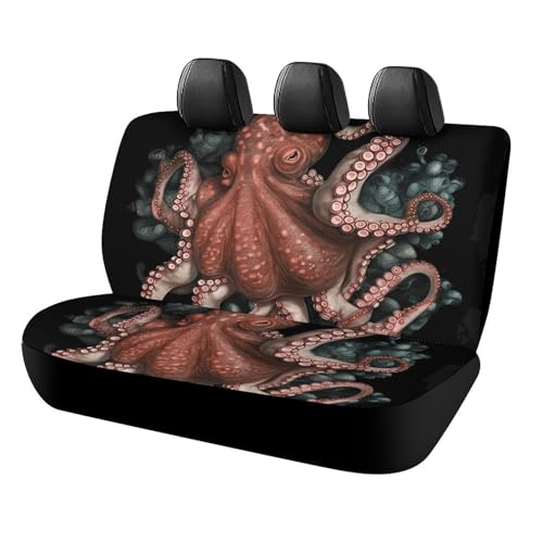 Housse de siège de voiture imperméable anti-déchirure motif Octopus pour camion