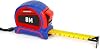 WORKPRO WP261044 8Mx25mm Nylon Coating Yellow Double Sided Magnetic Steel Strip Meter