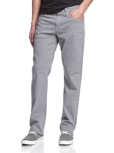 Mavi Matt Classic Men's Straight Leg Pants, Mid-Rise Relaxed Fit Pants for Men, Grey Twill, Grey Men's Work Pants, 34 x 32…