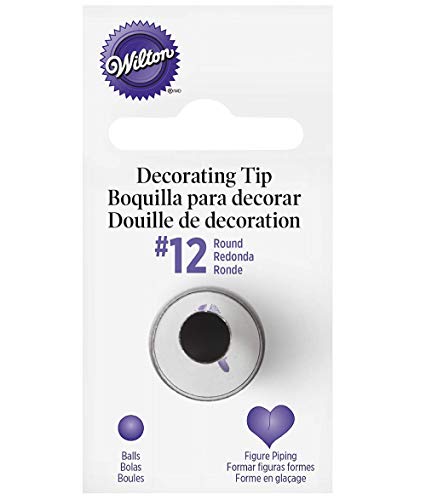 Round Decorating Piping Tip #12 - Quantity of 2