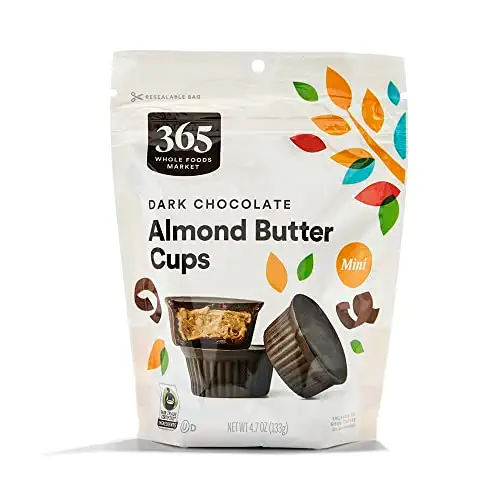 Mini Dark Chocolate Almond Butter Cups, 4.7 Ounce