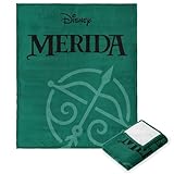 Northwest Disney Princess Silk Touch Throw Blanket, 50' x 60', Iconic Merida