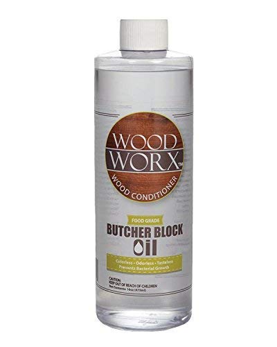 WoodWorx Butcher Block and Cutting Board Oil Conditioner - Food Grade - 16