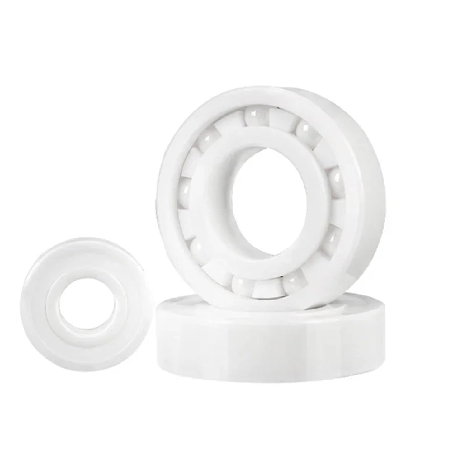 1 Piece 6800 6801 6802 6803 6804 6805 6806 6807 6808 ZrO2 Ceramic Ball Bearing 2RS Seal On Both Sides(Open,6800 10x19x5)
