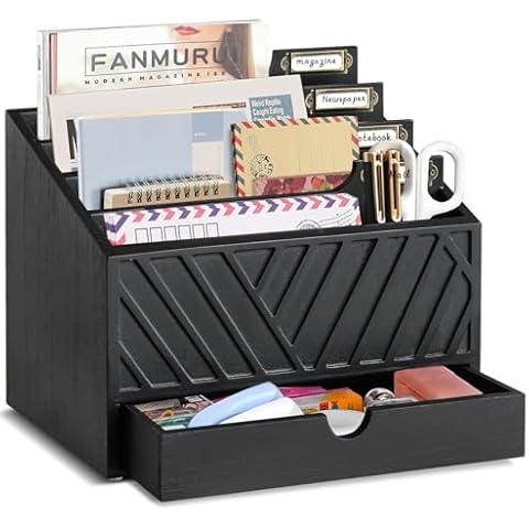 ANRXNCY Wood Mail Organizer Cover