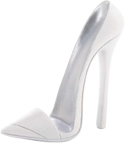 Miniatura 1 de Deslumbrante soporte de teléfono para zapatos blanco 6x2.5x5.25