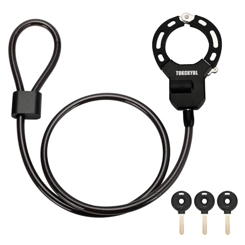 Image of Heavy Duty Scooter Lock - 8mm Anti-Theft Chain Lock with 3 Keys, 94cm Weatherproof Security Lock for Electric Scooters, Bikes, Motorcycles